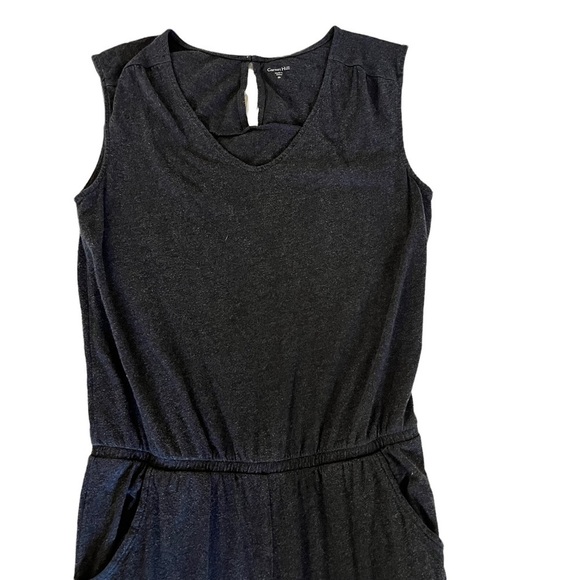 𝅺Garnet Hill Gray Wide Leg Jumpsuit size 6 - Picture 4 of 7